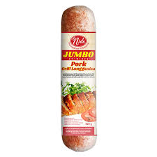 Pork Skinless Jumbo Grill Longganisa 500gr Nida